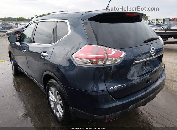 5N1AT2MV9GC854812 2016 NISSAN ROGUE Blue Rear left