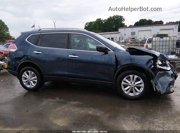 5N1AT2MV9GC854812 2016 NISSAN ROGUE Blue Rear interior view