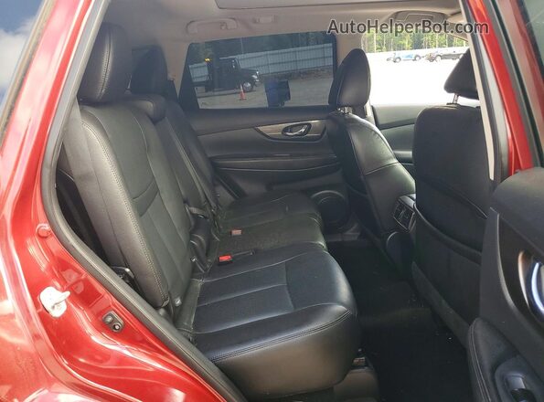 5N1AT2MV9GC873764 2016 NISSAN ROGUE Burgundy უკანა სალონის ხედი