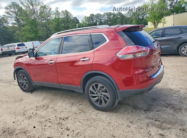 5N1AT2MV9GC873764 2016 NISSAN ROGUE Burgundy უკანა მარცხენა