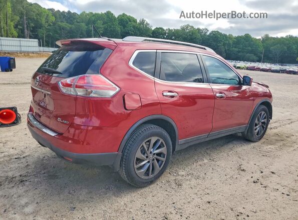 5N1AT2MV9GC873764 2016 NISSAN ROGUE Burgundy უკანა მარჯვენა