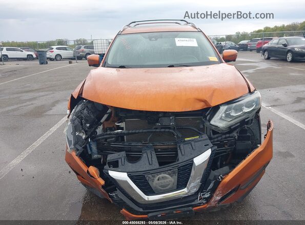 5N1AT2MV9HC740049 2017 NISSAN ROGUE Оранжевый Вид щитка приборов