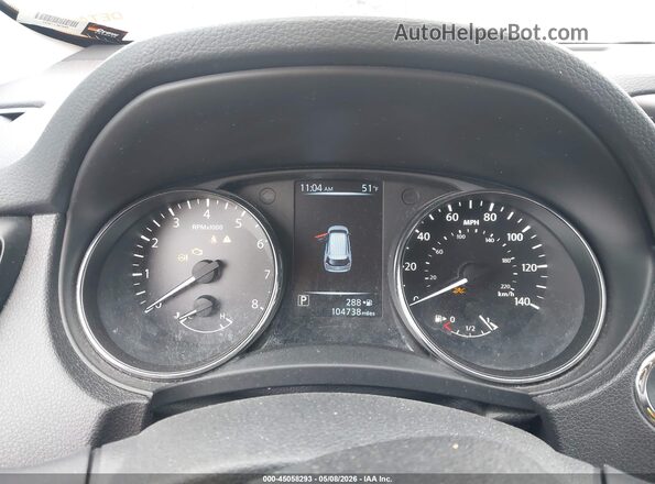 5N1AT2MV9HC740049 2017 NISSAN ROGUE Оранжевый Вид задних сидений