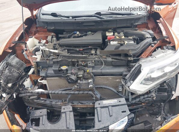 5N1AT2MV9HC740049 2017 NISSAN ROGUE Оранжевый Вид сзади