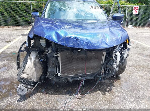 5N1AT2MV9KC717409 2019 NISSAN ROGUE Blue Vista frontal