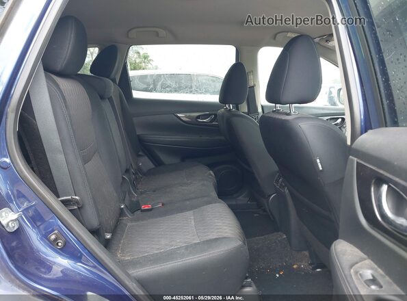 5N1AT2MV9KC717409 2019 NISSAN ROGUE Blue Vista de la etiqueta del VIN