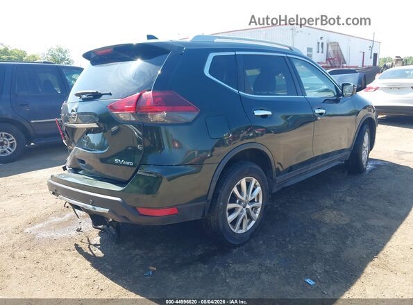 5N1AT2MV9KC746313 2019 NISSAN ROGUE Зеленый Задняя правая четверть