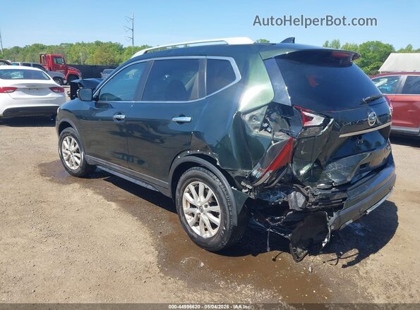 5N1AT2MV9KC746313 2019 NISSAN ROGUE Зеленый Задняя левая четверть