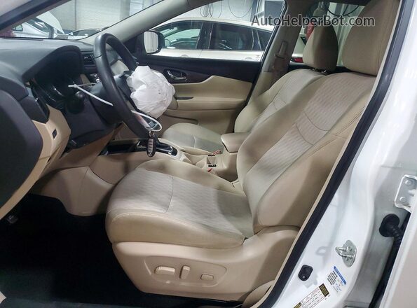 5N1AT2MV9KC772457 2019 NISSAN ROGUE White Front interior view