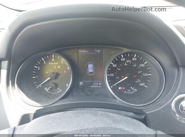 5N1AT2MV9LC734454 2020 NISSAN ROGUE Dark Blue უკანა სავარძლების ხედი
