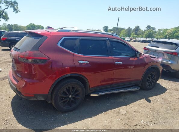 5N1AT2MV9LC806043 2020 NISSAN ROGUE Red Widok wnętrza z tyłu
