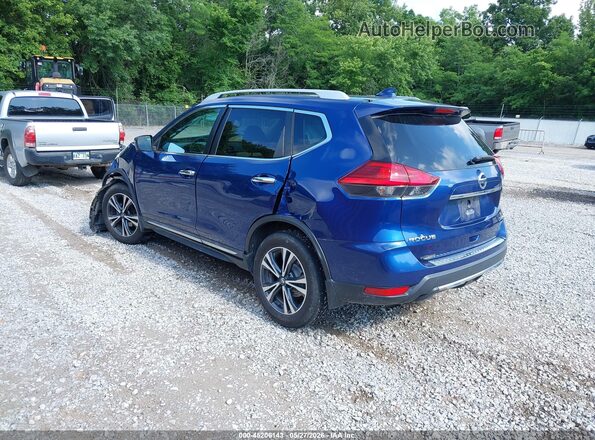 5N1AT2MVXHC834182 2017 NISSAN ROGUE Blue უკანა მარცხენა