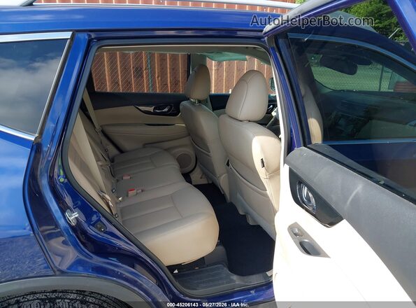 5N1AT2MVXHC834182 2017 NISSAN ROGUE Blue VIN კოდის სტიკერის ხედი