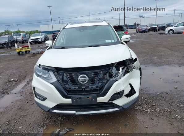 5N1AT2MVXJC741734 2018 NISSAN ROGUE White ხელსაწყოთა პანელის ხედი