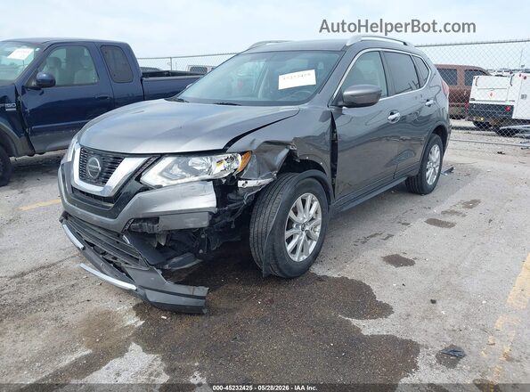 5N1AT2MVXJC773938 2018 NISSAN ROGUE Gray წინა მარცხენა ხედი სამი მეოთხედიდან