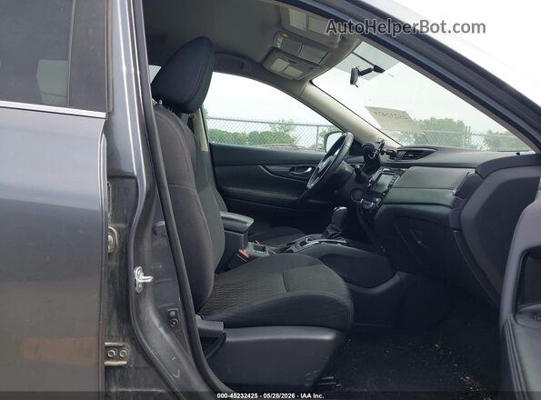 5N1AT2MVXJC773938 2018 NISSAN ROGUE Gray წინა სალონის ხედი