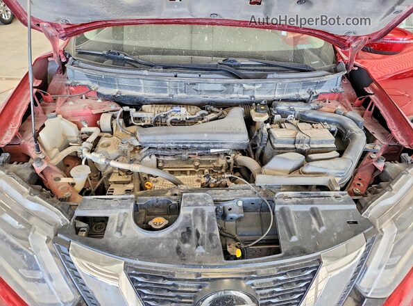 5N1AT2MVXLC725035 2020 NISSAN ROGUE Maroon 