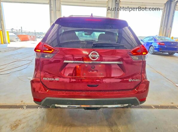 5N1AT2MVXLC725035 2020 NISSAN ROGUE Maroon 