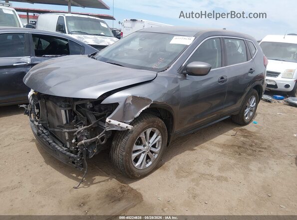5N1AT2MVXLC787728 2020 NISSAN ROGUE Gray წინა მარცხენა ხედი სამი მეოთხედიდან