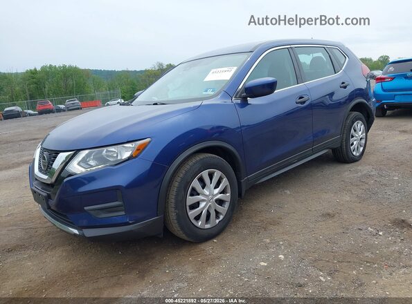 5N1AT2MVXLC809629 2020 NISSAN ROGUE Dark Blue წინა მარცხენა ხედი სამი მეოთხედიდან