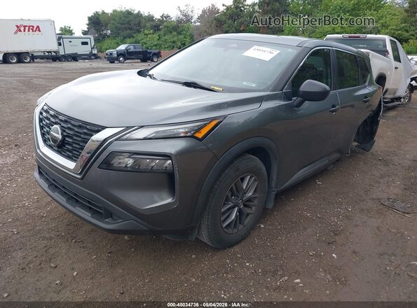 5N1AT3AA2MC753744 2021 NISSAN ROGUE Gray Front left