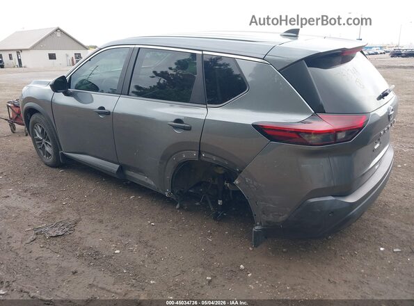 5N1AT3AA2MC753744 2021 NISSAN ROGUE Gray Rear left