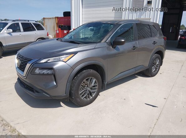 5N1AT3AA6MC732833 2021 NISSAN ROGUE Gray Передня ліва чверть
