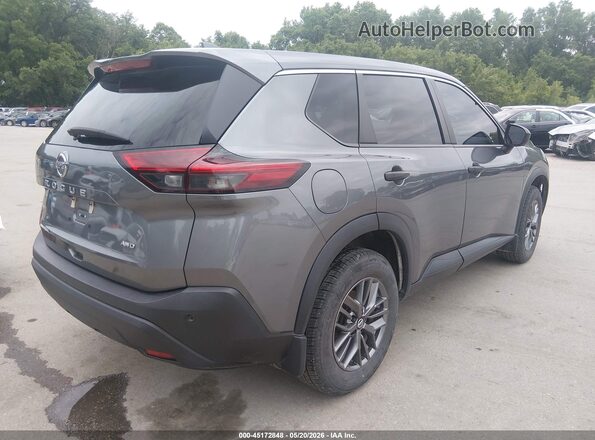 5N1AT3AB5MC850025 2021 NISSAN ROGUE Gray Rear right