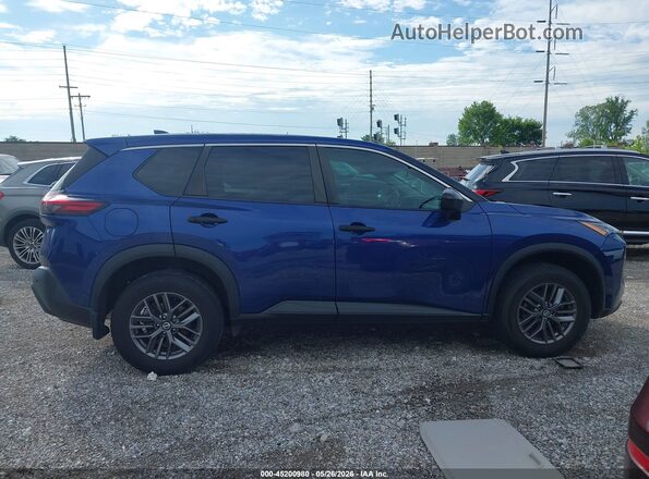 5N1AT3ABXMC756156 2021 NISSAN ROGUE Blue 