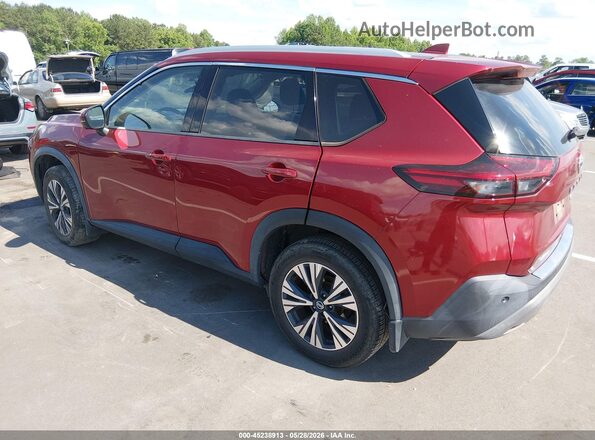 5N1AT3BA0MC724550 2021 NISSAN ROGUE Red Tył lewy