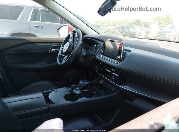 5N1AT3BA0MC724550 2021 NISSAN ROGUE Red Widok wnętrza z przodu