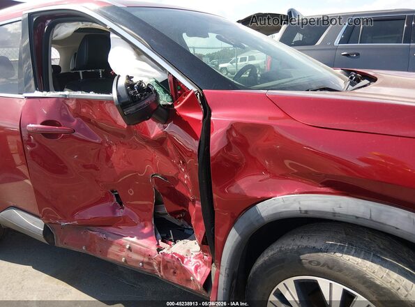 5N1AT3BA0MC724550 2021 NISSAN ROGUE Red Widok z przodu