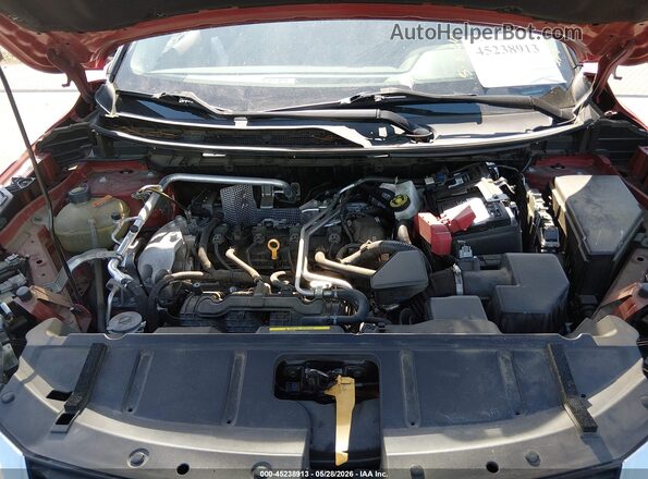 5N1AT3BA0MC724550 2021 NISSAN ROGUE Red Widok z tyłu