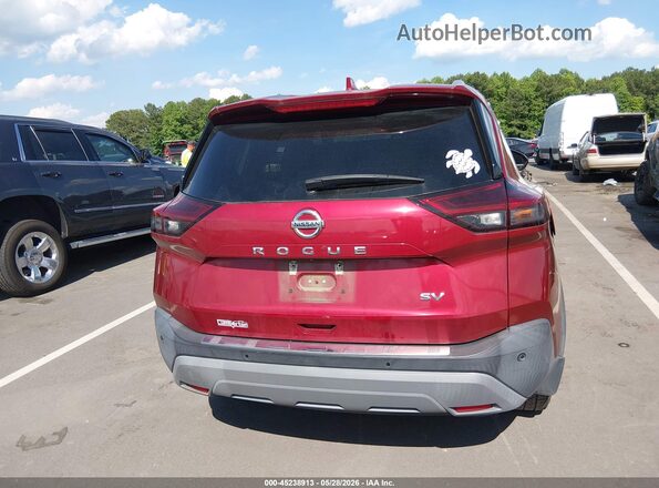 5N1AT3BA0MC724550 2021 NISSAN ROGUE Red 