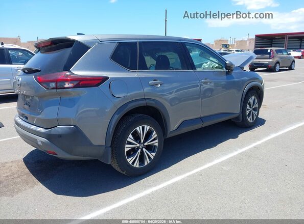 5N1AT3BA0MC830206 2021 NISSAN ROGUE Gray Задня права чверть