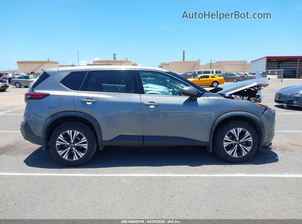 5N1AT3BA0MC830206 2021 NISSAN ROGUE Gray Вид задньої частини салону