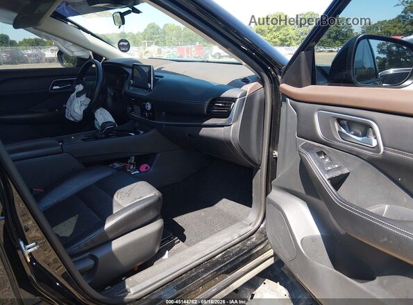 5N1AT3BA1MC699111 2021 NISSAN ROGUE Black წინა სალონის ხედი