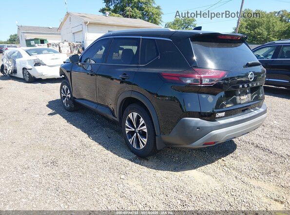 5N1AT3BA1MC699111 2021 NISSAN ROGUE Black უკანა მარცხენა