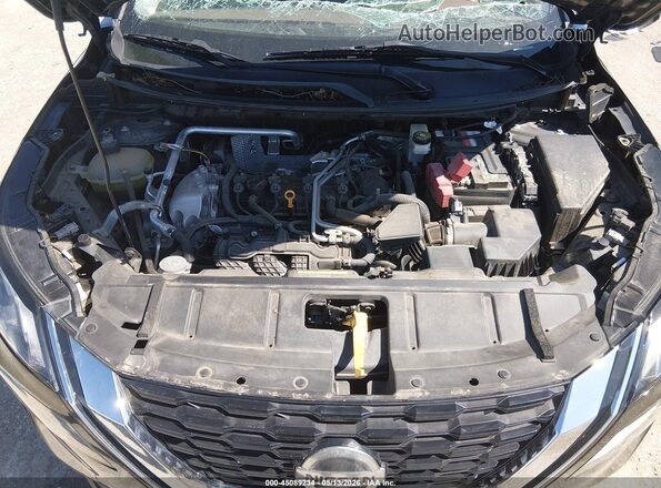 5N1AT3BA1MC722662 2021 NISSAN ROGUE Black Widok z tyłu