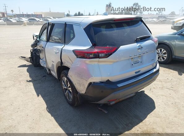 5N1AT3BA1MC819988 2021 NISSAN ROGUE Silver Задня ліва чверть