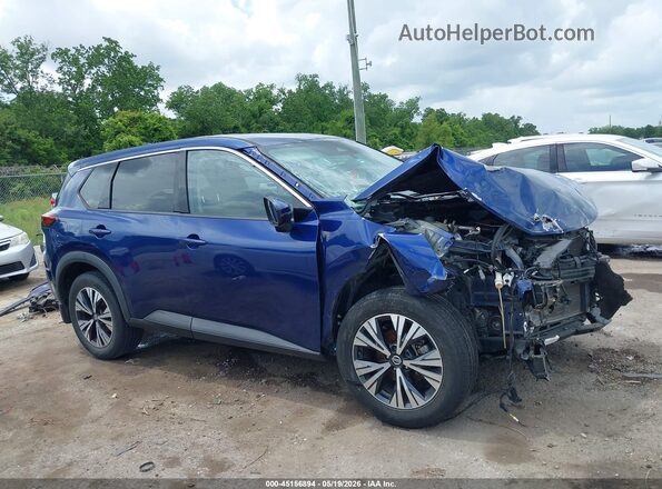5N1AT3BA1MC833020 2021 NISSAN ROGUE Blue Vista interior de 360 grados
