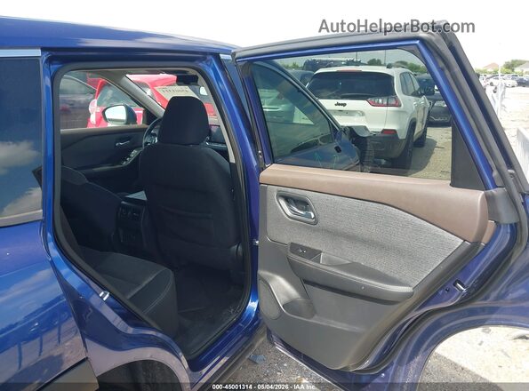 5N1AT3BA2MC725022 2021 NISSAN ROGUE Dark Blue Widok naklejki z numerem VIN