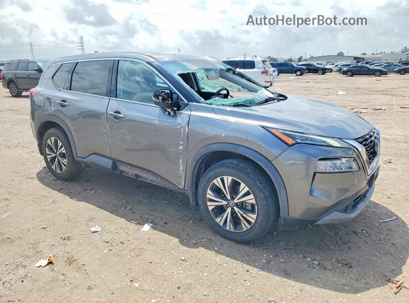 5N1AT3BA2MC800043 2021 NISSAN ROGUE Gray 