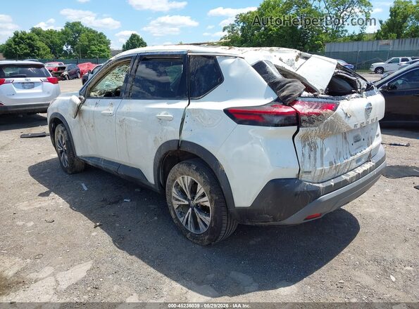 5N1AT3BA4MC710358 2021 NISSAN ROGUE Белый Задняя левая четверть