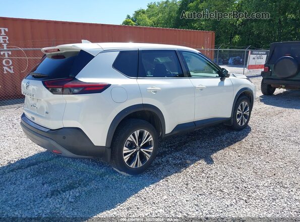 5N1AT3BA4MC750195 2021 NISSAN ROGUE Blue Trasero derecho