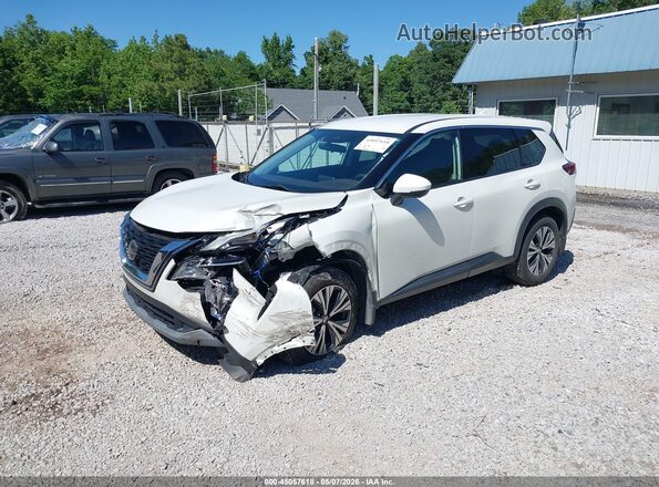 5N1AT3BA4MC750195 2021 NISSAN ROGUE Blue Vista tres cuartos delantera izquierda