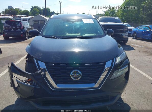 5N1AT3BA4MC820908 2021 NISSAN ROGUE Black უკანა სალონის ხედი