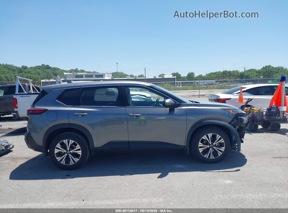 5N1AT3BA6MC683101 2021 NISSAN ROGUE Gray Widok wnętrza 360 stopni