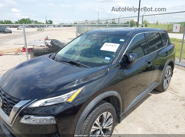 5N1AT3BA7MC760008 2021 NISSAN ROGUE Black Widok z przodu