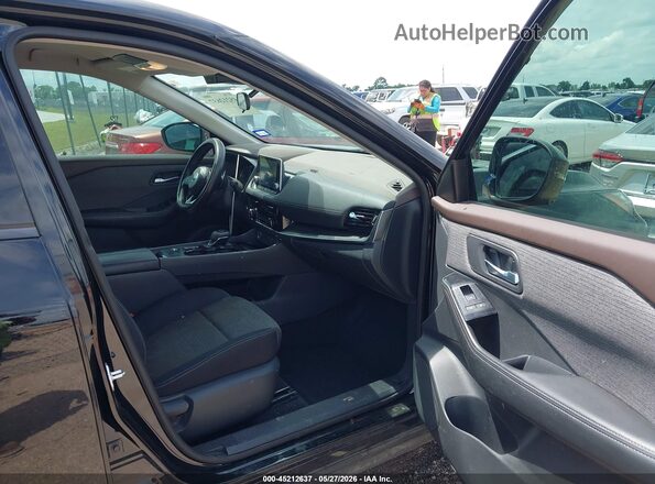 5N1AT3BA7MC760008 2021 NISSAN ROGUE Black Widok wnętrza z przodu